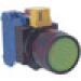 Green Push Button Switch, SPST - NO, 22mm MTG,