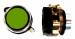 Green Emergency Stop Switch Fits 1-3/16, 30mm hole